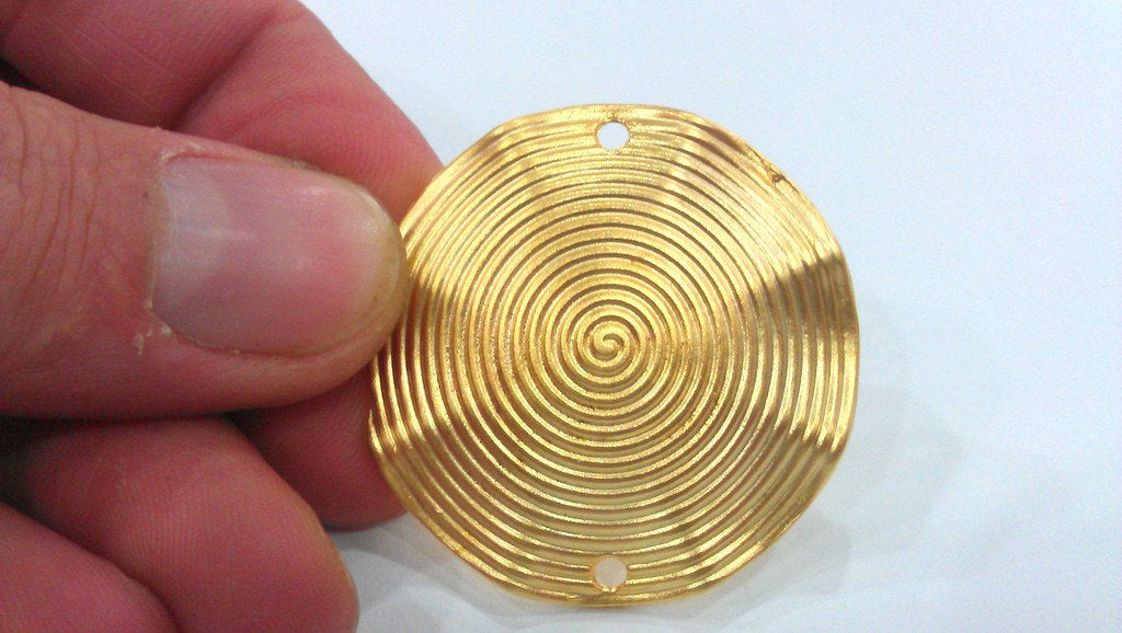 Gold Connector Gold Plated Pendant  (30 mm) G10982