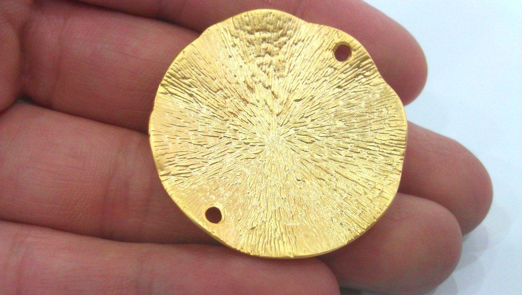 Gold Connector Gold Plated Pendant  (30 mm) G10982