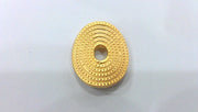 2 Gold Plated Findings (21x17 mm)  G586