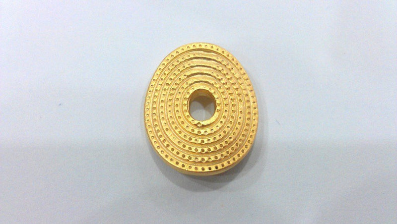 2 Gold Plated Findings (21x17 mm)  G586