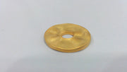 2 Gold Round Charms,  Gold Plated Metal (20 mm)  G589