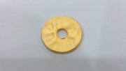 2 Gold Round Charms,  Gold Plated Metal (20 mm)  G589