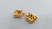 Hook Clasp  Findings 1 Set , Gold Plated Brass G597