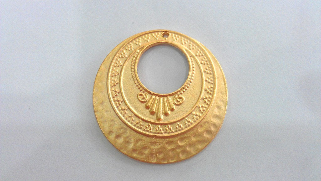 Gold Pendant Gold Plated Pendant  (41 mm)  G651