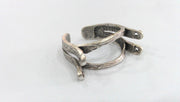 3 Antique Silver Plated Brass Adjustable  Ring,Findings 3 Pcs  G667