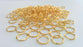 20 Pcs (8 mm) Gold Plated Brass   jump , Findings G674