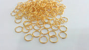 20 Pcs (8 mm) Gold Plated Brass   jump , Findings G674