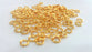 100  Shiny Gold jumpring 24k Gold Brass Strong jumpring Findings (5 mm) G12041