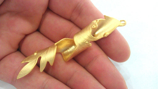 Gold Pendant Gold Plated Brass  Pendant  G12657