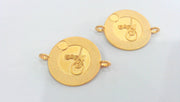 Gold Plated Pendant Gold Plated Ottoman Signature Connector ,Pendant   G1026