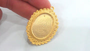 Gold Plated Cabochon Base , Mountings , Findings    G1029