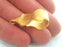 2 Gold Bail Findings Gold Plated Findings G12936