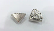 2 Pcs (22x14 mm) Antique Silver Plated Brass Cones , Findings G14413