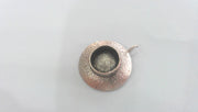 10 Pcs Antique Silver Plated Brass  Bezel , Mountings , Findings  G14410