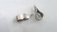 2 Silver Bails Antique Silver Plated Brass Connector  G13858
