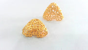 2 Cone Findings Gold Plated Brass  G17499