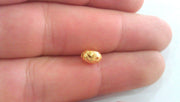 10 Pcs (7x5 mm.)  Gold Plated Brass Beads   G1080