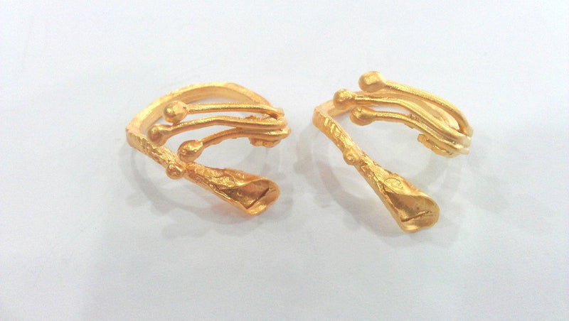 Gold Plated Brass Ring Blank (6mm blank) Findings G1245