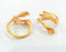 Gold Plated Brass Ring Blank (6mm blank) Findings G1245