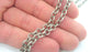 1 Meter - 3.3 Feet  (4,8 mm) Antique Silver Plated  Rolo Chain G9963
