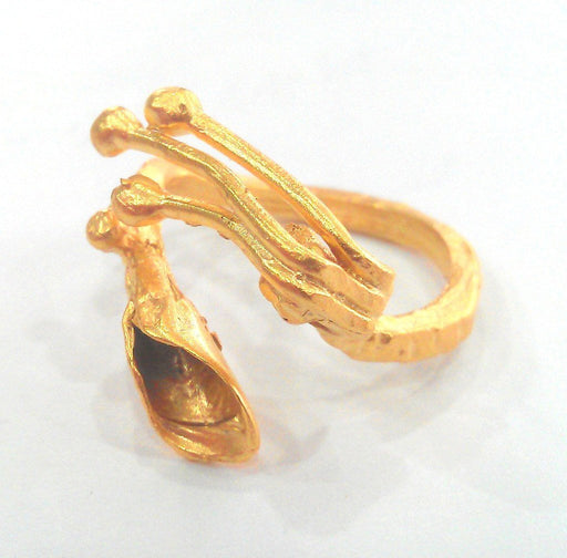 Gold Plated Brass Ring Blank (6mm blank) Findings G1245