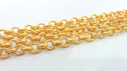 3 mt Gold Plated Chain 3 Meters - 9.9 Feet (5 mm) G9592