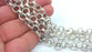 1 Meter - 3.3 Feet  (9 mm) Antique Silver , Antique Silver Plated Large Rolo Chain  G12153
