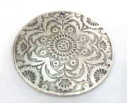 Silver Plated Medallion Pendants (45 mm)  G12632