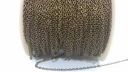 100mt Antique Bronze Tone Brass Soldered Cable Chain 100 Meters-333 Feet (1.5x2 mm.) G283
