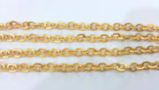 3mt Gold Plated Rolo Chain 3 Meters - 9.9 Feet  (7 mm)  G12300
