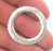 10 Silver Circle Round Connector Antique Silver Plated Round ,Findings 10 Pcs (30 mm) G13815