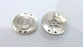 2 Antique Silver Plated Metal  With Four Holes Connector,Pendant  (35 mm)  G10955