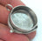 Silver Pendant Blank Base Setting Necklace Blank Mountings Oxidized Silver Plated Brass  (25 mm)   G1589
