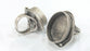 SilverRing Blank Bezel Settings Cabochon Base Mountings Adjustable Ring (25x18 mm Blank) Antique Silver Plated Brass G11483