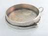 Antique Silver Plated Brass Bezel Settings , Mountings ( 34 mm blank )  Findings   G12151