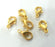 10 Gold Plated Lobster Clasps , Findings (10x6 mm)  G9822