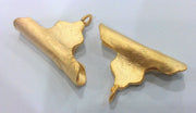 Gold Plated Brass Connector (30x20 mm)   G2002