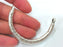 Bangle Bracelet Components Antique Silver Plated Metal  Bracelet For Your Craft , Findings  G12637