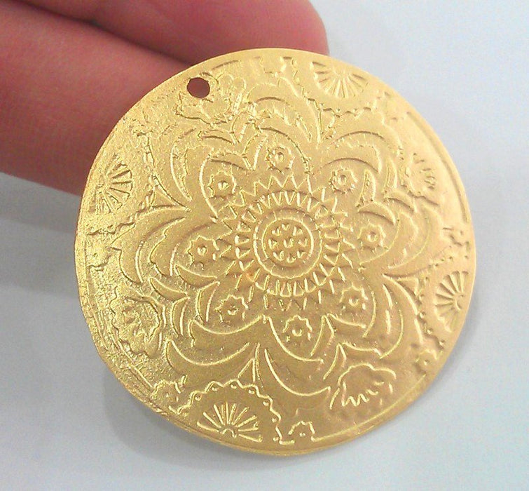 45 mm Gold Plated Medallion  Pendant   G13822