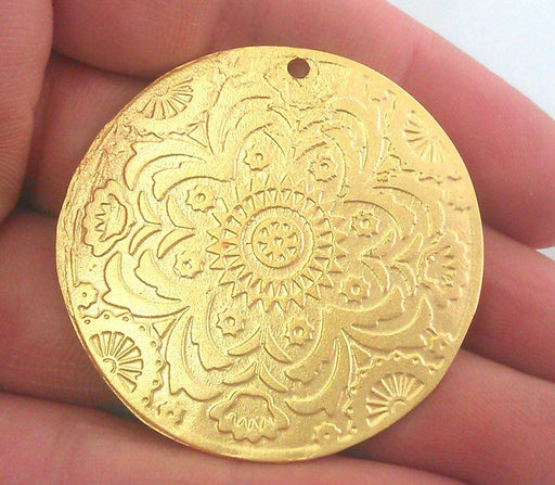 45 mm Gold Plated Medallion  Pendant   G13822