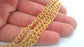 1 Meter - 3.3 Feet  (5x3mm) Gold Plated  Chain G2173