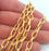Gold Plated Large Chain (11x6mm) 1 Meter - 3.3 Feet  G12042