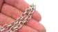 Silver Bracelet Chain Component Silver Plated Bracelet Chain, Findings,8 mm  G2199
