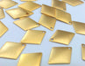 10 Gold Charms Gold Plated Brass  Charms 10 Pcs (18x13 mm)  G10811