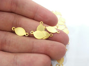 20 Pcs (16x8 mm) Gold Plated Brass Connector , Charms , Findings  G2263