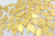 20 Pcs (16x8 mm) Gold Plated Brass Connector , Charms , Findings  G2263