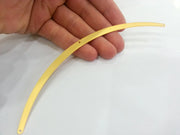 150x6 mm Gold Plated Brass Necklace Pendant , Connector with Three Holes  G2273