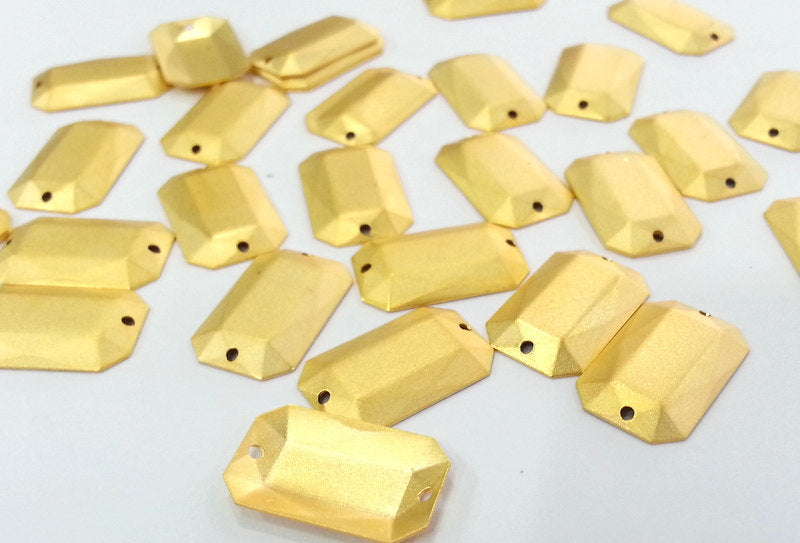 5 Pcs (20x13 mm) Gold Plated Brass Connector , Findings  G 2261
