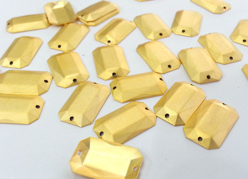 5 Pcs (20x13 mm) Gold Plated Brass Connector , Findings  G 2261