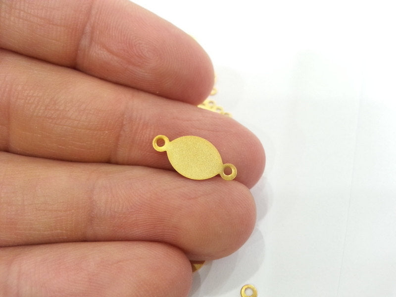 20 Pcs (16x8 mm) Gold Plated Brass Connector , Charms , Findings  G2263